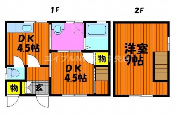 メゾンラフレーズⅡの物件間取画像